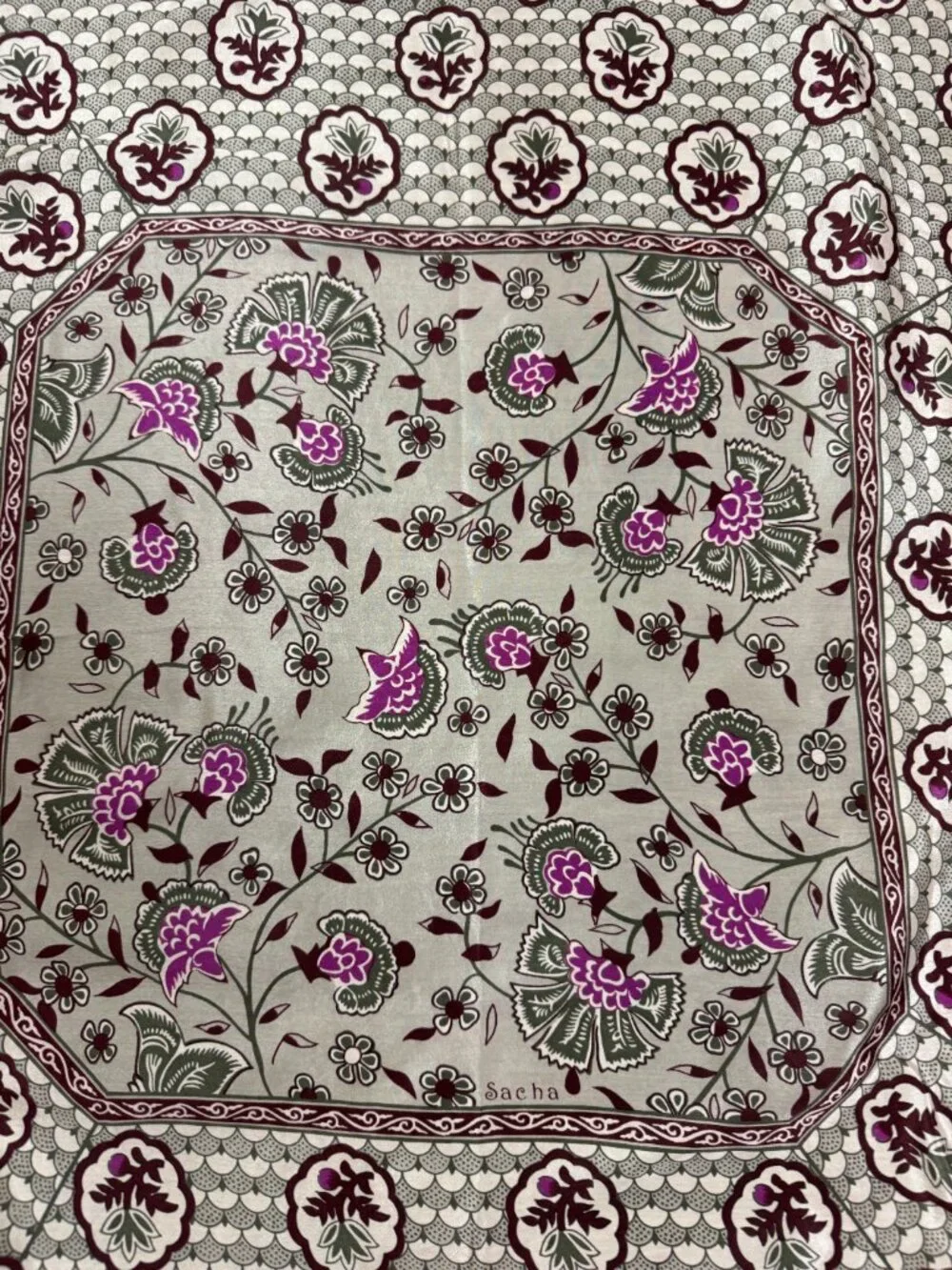 Vintage Sasha Silk Scarf